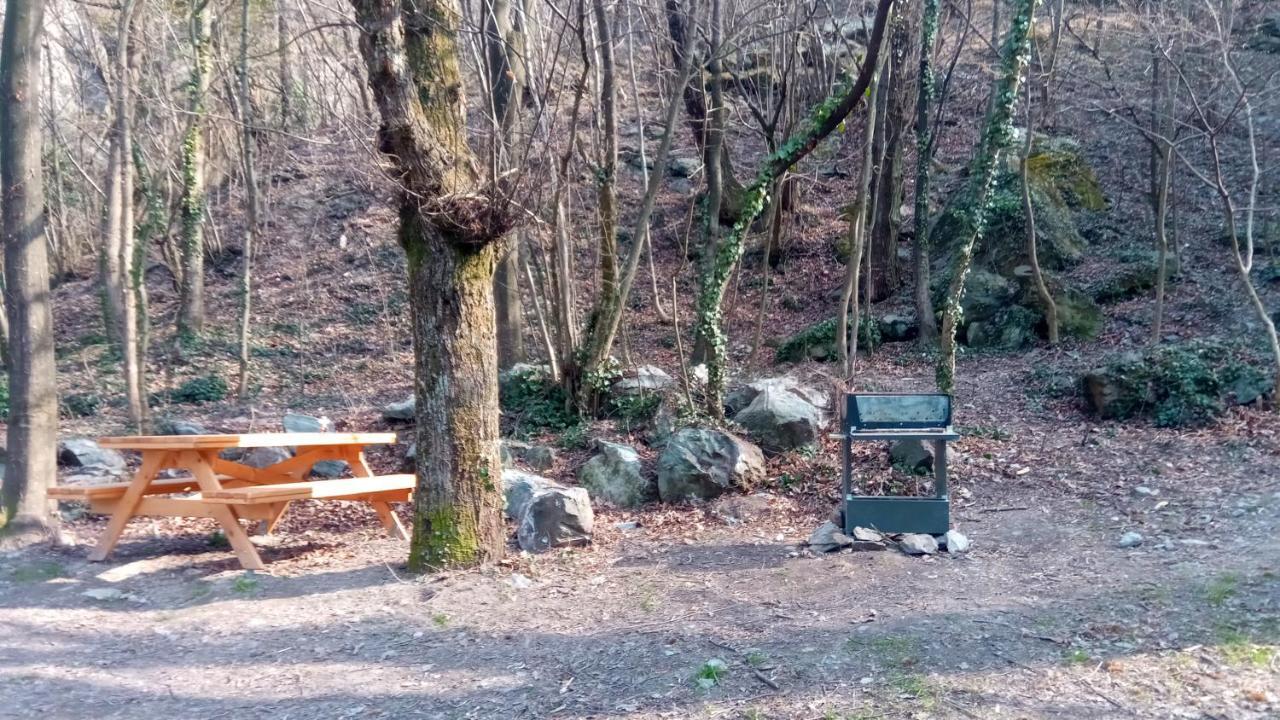Casa Del Rustico, Indipendente Vista Sacra Con Dipinto Villa Caprie Екстериор снимка